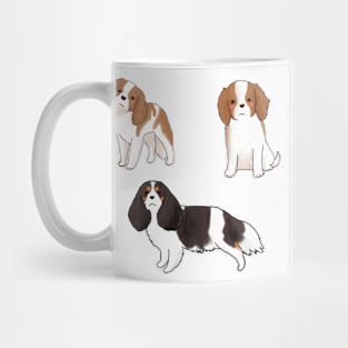 charles spaniel pack Mug